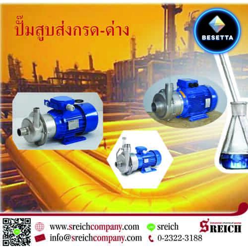 CTI Industrial Pumps เครื่องปั๊มโซดาไฟ ปั๊มน้ำกรด มาตรฐานยุโรป